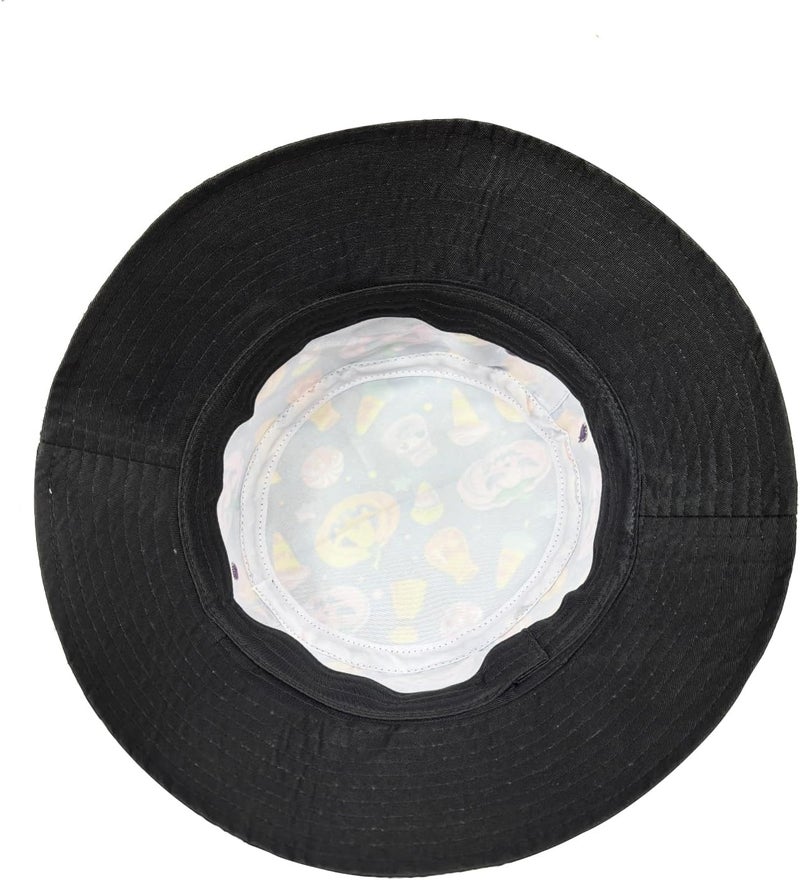 YFBXHSN Cartoon Pumpkin Halloween Bucket Hat Pumpkin Hat Ghost Cap Outdoor for Men Women Beach, Golf, Fishing Hat - Image 5